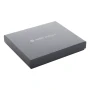 Käsemesser-Set | Bambus 229g | 4 Messer | Schwarze Geschenkbox