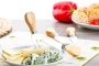Cheese knife set | Stainless steel | 4 knives | Wooden grip