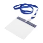 Badge lanyard | PVC & Polyester | Incl. carabiner