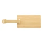 Luggage tag | Bamboo | 150×50×3 mm | Incl strap and buckle