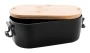 Lunch box | Plastic with bamboo lid | 1L | Buckle closure