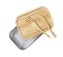 Lunch box | Bamboe deksel | 600 ml | Duurzaam