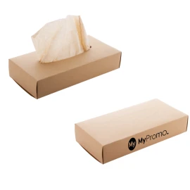 Papiertaschentücher | Recyceltes Kraftpapier | 215×110×42 mm | Nachhaltig | Hergestellt in Europa