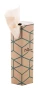 Tissue box | Recycled kraft paper | 90×213×90 mm | Hexagonal | Made in Europe