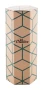 Tissue box | Recycled kraft paper | 90×213×90 mm | Hexagonal | Made in Europe