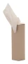 Tissue box | Recycled kraft paper | 90×213×90 mm | Hexagonal | Made in Europe