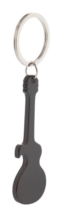 Flesopener | Sleutelhanger | Gitaarvormig | Zwart