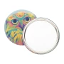 Button | Pocket mirror | ø7,5 cm | Print inbegrepen
