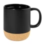 Tasse en céramique | Base en liège naturel | 420 ml | Impression sous la tasse