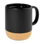 Tasse en céramique | Base en liège naturel | 420 ml | Impression sous la tasse