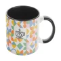 Becher | Keramik | 350 ml | Innenseite und Henkel farbig