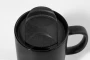 Mug | Ceramic & PP | 325ml | Drinking lid and natural cork base | High quality
