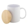 Taza | Cerámica | Tapa de bambú | 300 ml | Impresión por sublimación