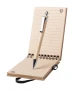 Cahier de notes | B7 | 70 pages | Couverture en bambou | Stylo en bambou inclus