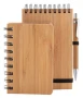 Cahier de notes | B7 | 70 pages | Couverture en bambou | Stylo en bambou inclus