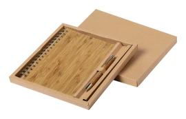 A5 notebook gift box | 80 pages | Bamboo cover