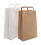 Paper bag | Kraft paper 70 g/m² | Flat tape handles | Cheap
