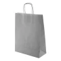 Paper bag | Kraft paper 100 g/m² | Coloured & twisted handles | Cheap