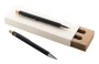 Pen set | Recycled aluminium & bamboo | Blue ink and refill incl. | Sustainable