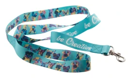 Pet leash | Polyester | 1150×20mm | Metal carabiner