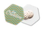Badge | ColoBadge | Grand | Magnétique | Forme personnalisable | Impression incluse