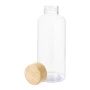Botella | Tapa de bambú | RPET | 600 ml | Ecológica