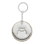 Keyring bottle opener | Metal | Pin button | Full colour print