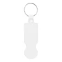 Keyring with shopping trolley coin | Plastic | Full colour graphics