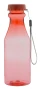 Wasserflasche mit Trageschlaufe | Transparenter Kunststoff | 500 ml