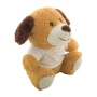 Perro de peluche | rPET | 15cm | Camiseta imprimible