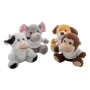 Perro de peluche | rPET | 15cm | Camiseta imprimible