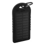 Batterie externe | Plastique & silicone | 4000 mAh | Chargeur solaire | Lampe torche LED