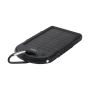 Batterie externe | Plastique & silicone | 4000 mAh | Chargeur solaire | Lampe torche LED