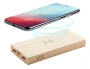 Powerbank | Bambus | 6000 mAh | Integriertes kabelloses Ladegerät