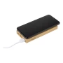 Powerbank | Bambus | 6000 mAh | Integriertes kabelloses Ladegerät