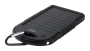 Powerbank | Kunststof & siliconen | 4000 mAh | Zonnelader | LED-zaklamp