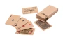 Jeu de 54 cartes | Papier recyclé | 55x18mm | Avec boîte en papier kraft | Pas cher