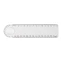 Ruler with magnifying glass | Plastic | 15cm