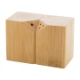 Salt and pepper shaker set | Bamboo | 240 g | Magnetic closure
