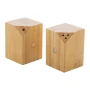Salt and pepper shaker set | Bamboo | 240 g | Magnetic closure