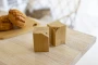 Salt and pepper shaker set | Bamboo | 240 g | Magnetic closure