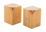 Peper- en zoutstel| Bamboe | 240 g | Magnetische sluiting