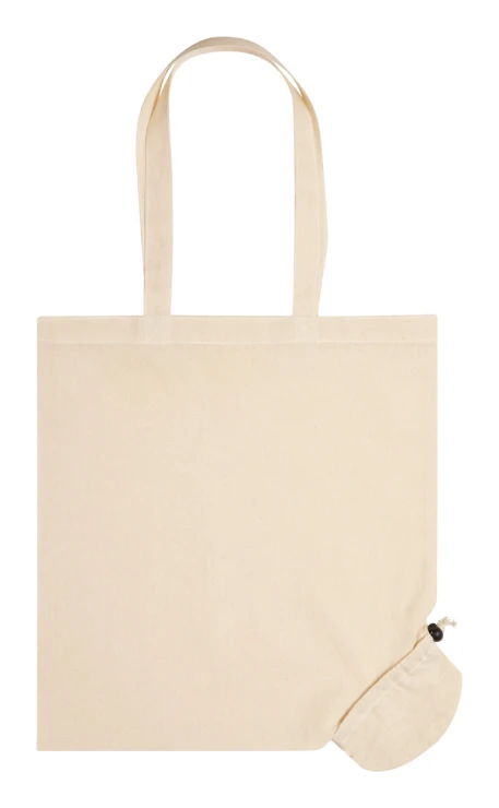 Tote bag | 120gr/m² | 100% organic cotton | Foldable | Long handles | Natural