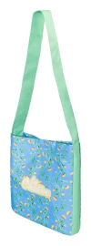 Custom shoulder bag | 600D RPET polyester | 35×45×10 cm | Long shoulder strap