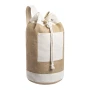 Sailor bag | Jute and cotton | 23x45cm | Drawstring closure