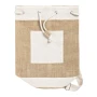 Sailor bag | Jute and cotton | 23x45cm | Drawstring closure
