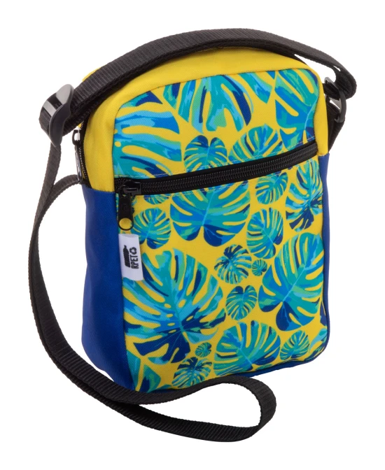 Schoudertas | rPET | 150×215×60 mm | Op maat gemaakt | Full-colour bedrukking | Zwart;wit