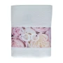 Badstof handdoek | Katoen 400g/m² | 30x50 cm | Met polyester rand