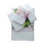 Badstof handdoek | Katoen 400g/m² | 30x50 cm | Met polyester rand