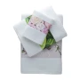 Badstof handdoek | 50x100 cm | Katoen 400g/m² | Met polyester rand